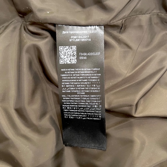 Guess Hooded Quilted Puffer Jacket - Military Olive Green - Picture 13 of 16